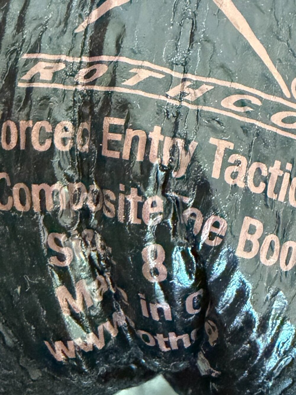 New In Box Rothco Forced Entry Tactical Work Boots Size 8 - Picture 5 of 5